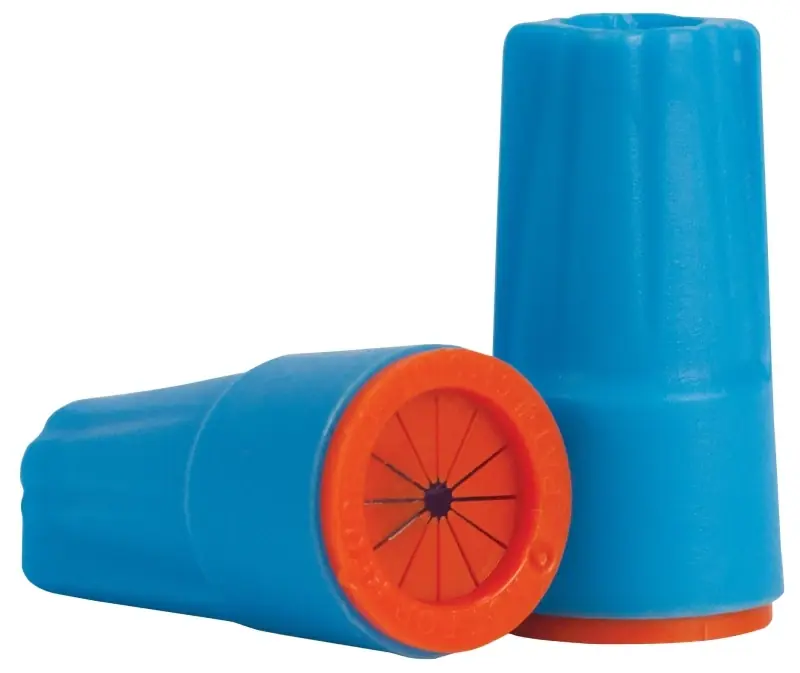 Copper Wire Waterproof Wire Connector Aqua/orange 25 Pk