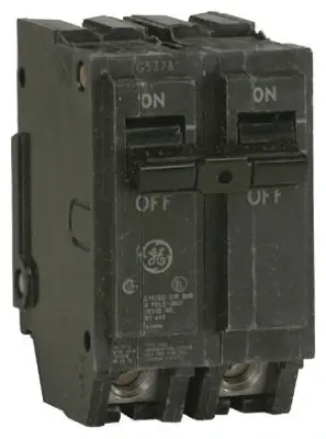 Circuit Breaker, Double Pole, 240-volt, 60-amp