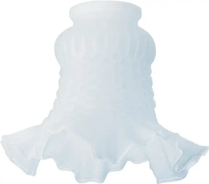 Vase White Glass Lamp Shade 1 Pk