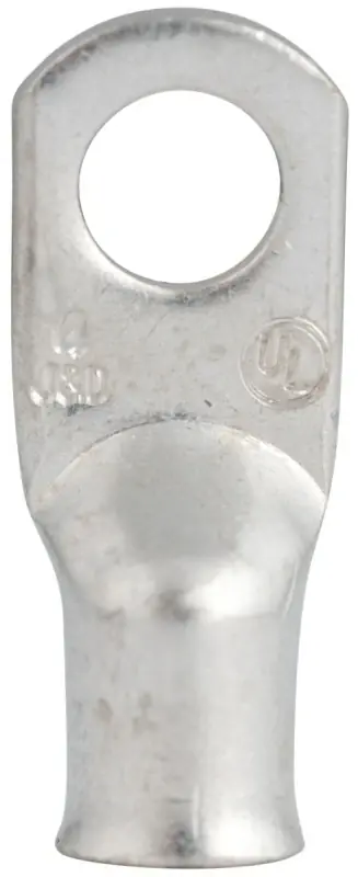 Xtreme 4 Ga. Insulated Wire Electrical Lug Silver 2 Pk