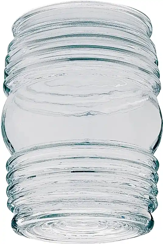 Jelly Jar Clear Glass Lamp Shade 1 Pk