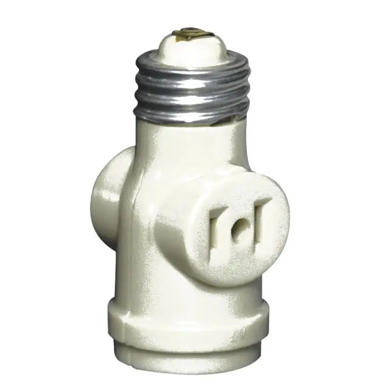 Plastic Medium Base Keyless Socket 1 Pk