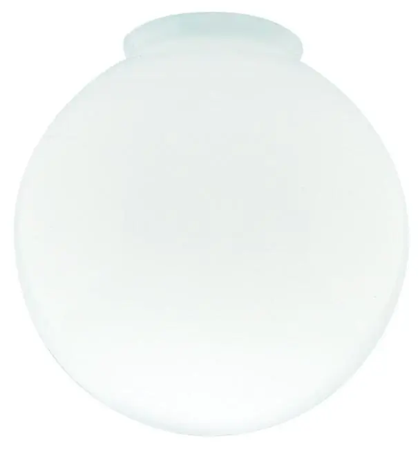 Round White Glass Lamp Shade 1 Pk