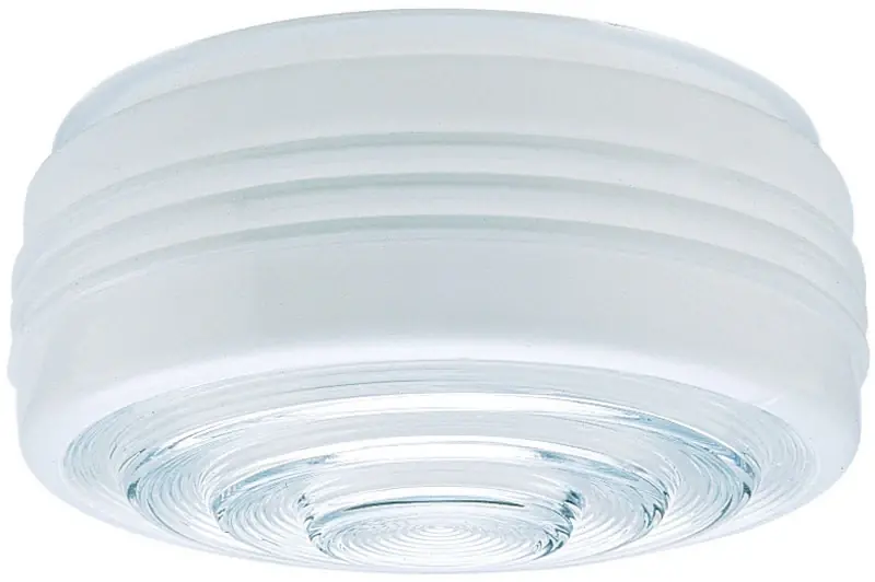 Drum White Glass Lamp Shade 1 Pk