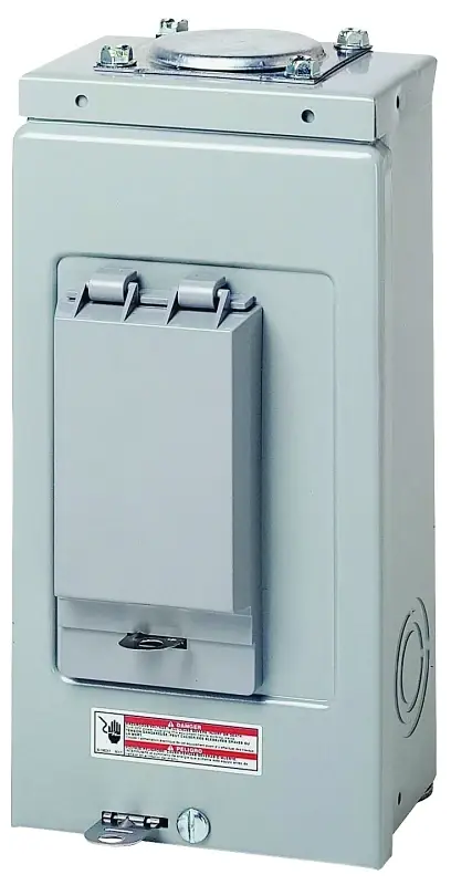 Load Center, Surface Mount, 2 Space/4 Poles, 70-amp Main Lugs