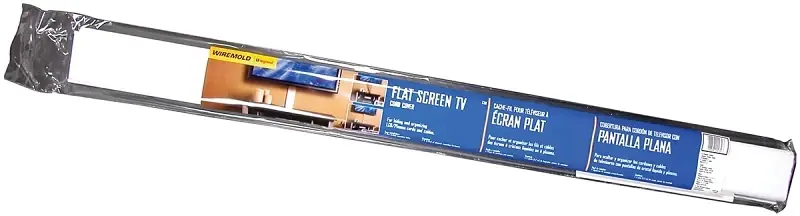 48 In. L Flat Screen Tv Cord Cover Kit 1 Pk