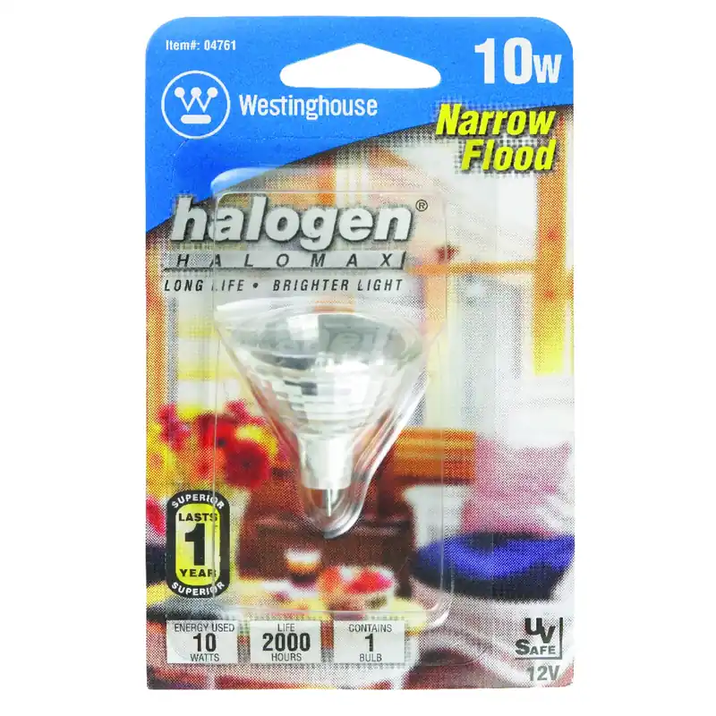 10 W Mr11 Floodlight Halogen Bulb 78 Lm White 1 Pk