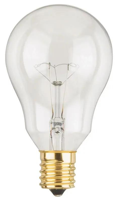 40 W A15 A-line Incandescent Bulb E17 (intermediate) White 2 Pk