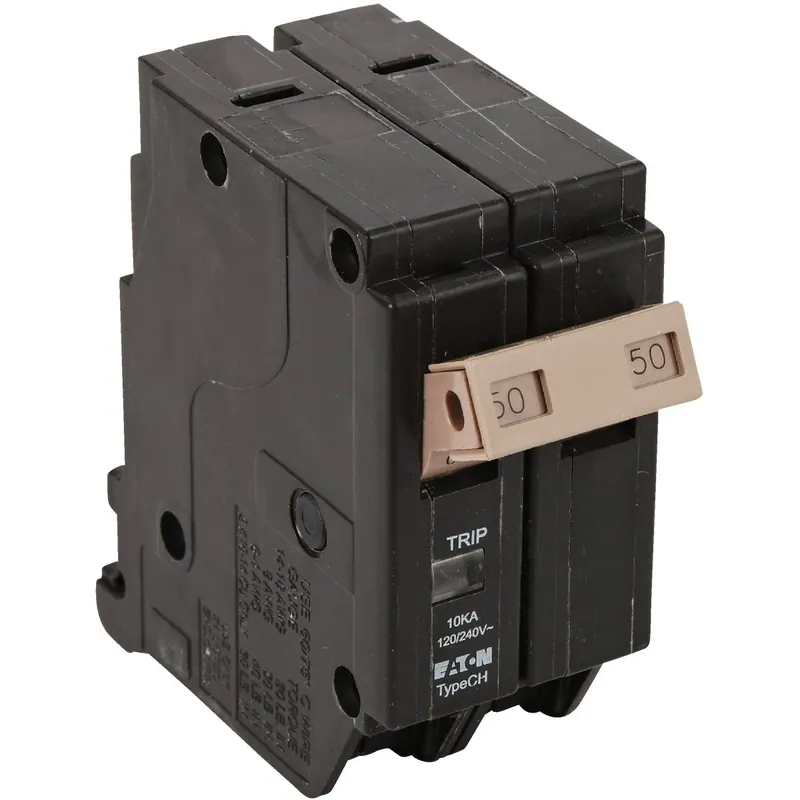 Cutler Hammer Double Pole Circuit Breaker, 50a