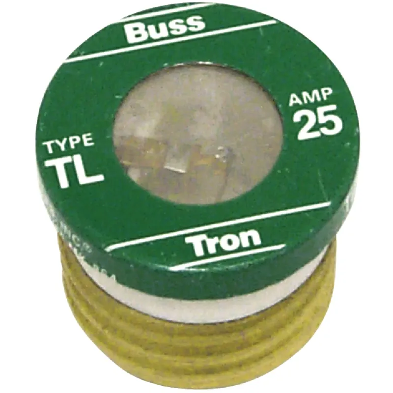 25 Amps Time Delay Plug Fuse 4 Pk