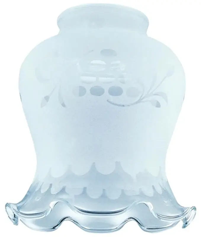 Vase White Glass Lamp Shade 1 Pk