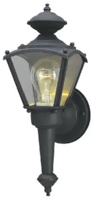 100-watt Black Coach Lantern