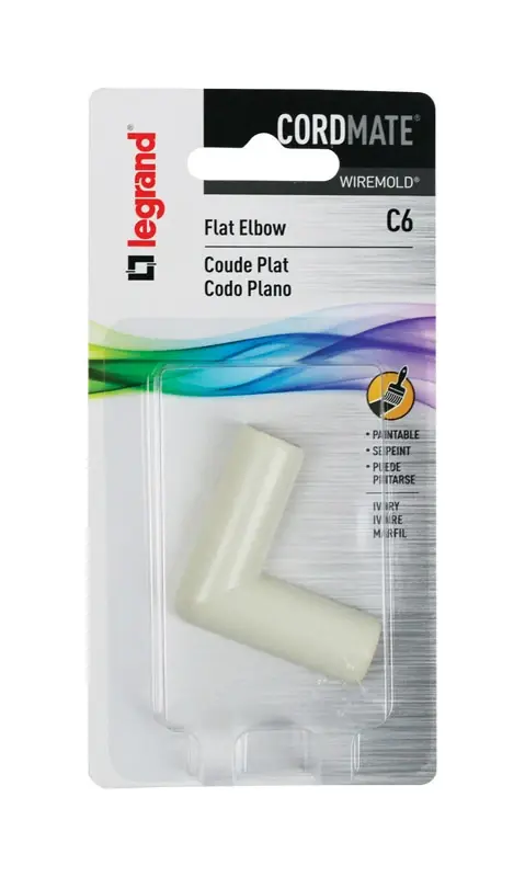 Cordmate 2 3/4 In. D Plastic Electrical Conduit Elbow For Ac, Mc And Rwfmc Cable 1 Pk
