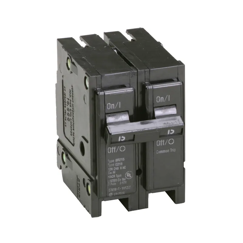 Interchangeable Circuit Breaker, Double Pole, 15a, 120/240-volt
