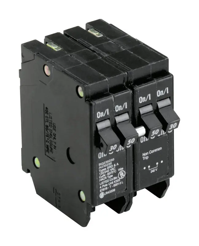Circuit Breaker, Double Pole, 30 & 50-amp