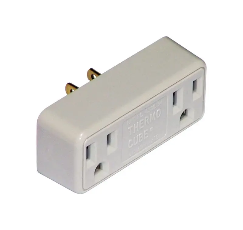 Non-polarized 2 Outlets Thermostatically Controlled Outlet 1 Pk