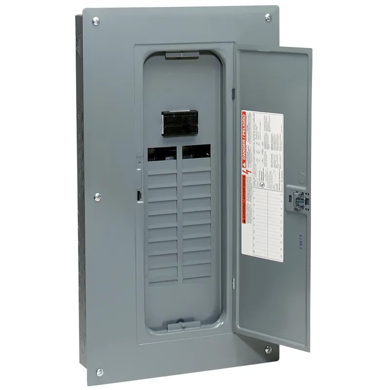 Homeline Main Breaker-installed Load Center, 100-amp