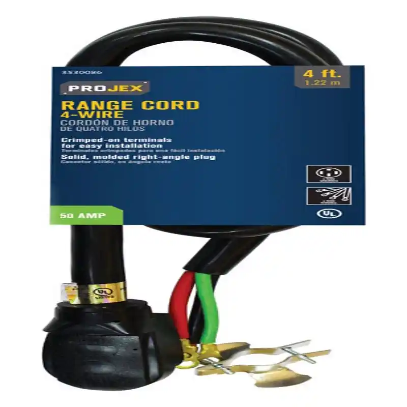 6/2, 8/2 Srdt 250 Volt 4 Foot Long Range Cord