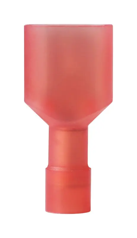 22-16 Ga. Insulated Wire Male Disconnect Red 15 Pk