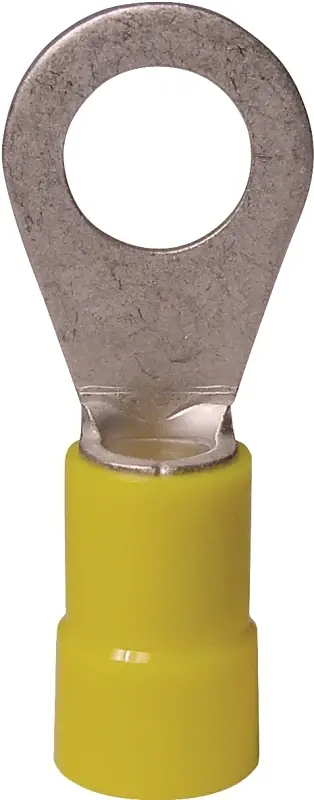 12-10 Ga. Insulated Wire Ring Terminal Yellow 50 Pk