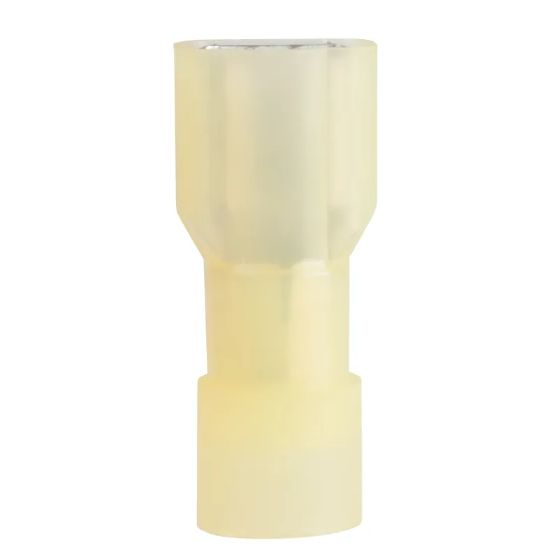 12-10 Ga. Insulated Wire Female Disconnect Yellow 50 Pk