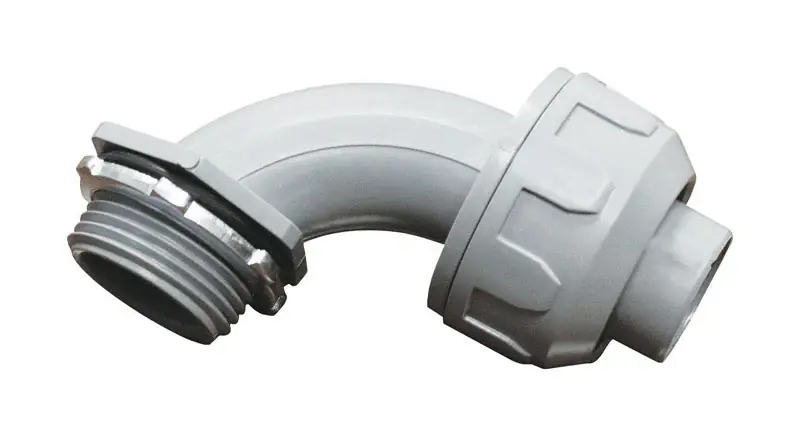 Proconnex 1 In. D Plastic 90 Degree Connector For Liquid Tight 1 Pk