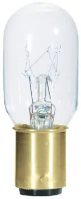 15 W T7 Specialty Incandescent Bulb D.c. Bayonet Warm White 1 Pk