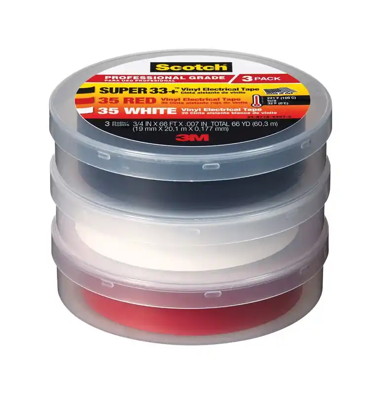 3/4 In. W X 66 Ft. L Multicolored Vinyl Electrical Tape
