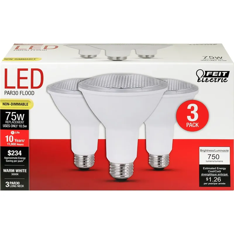 Par30 E26 (medium) Led Bulb Warm White 75 Watt Equivalence 3 Pk