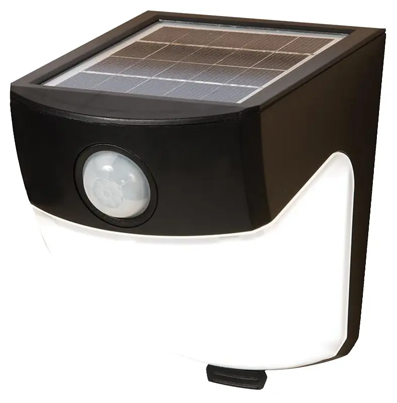 Solar Led Wedge Light, Motion-activated, 300 Lumens, 40-watt