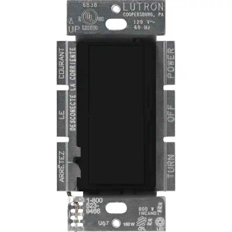 Diva Black 600 W 3-way Dimmer Switch 1 Pk