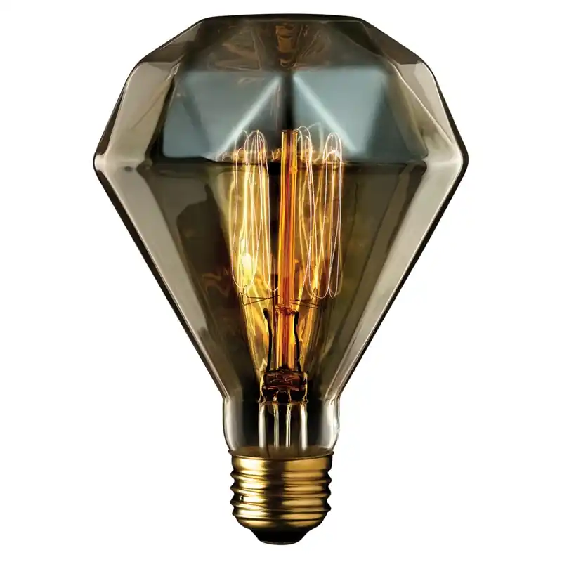 Designer Diamante 40 W Br30 Decorative Incandescent Bulb E26 (medium) Amber 1 Pk
