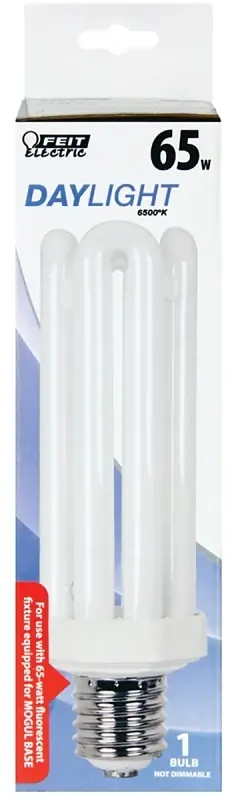 65 W Pl 2.8 In. D X 3.12 In. L Cfl Bulb Daylight Utility 6500 K 1 Pk