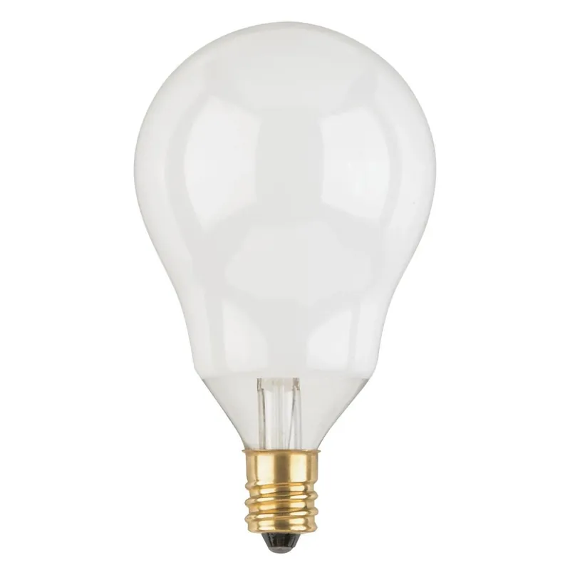 40 W A15 Decorative Incandescent Bulb E12 (candelabra) Warm White 2 Pk