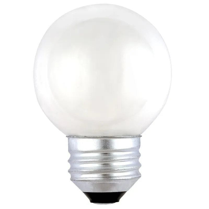 25 W G16.5 Globe Incandescent Bulb E26 (medium) Warm White 2 Pk