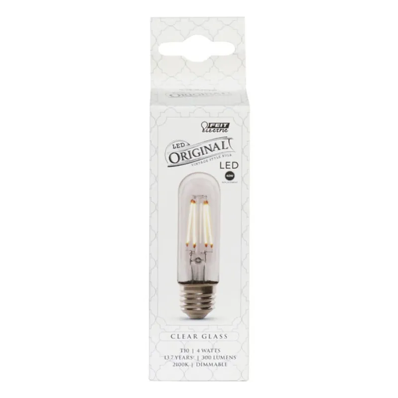 T10 E26 (medium) Led Bulb Soft White 40 Watt Equivalence 1 Pk
