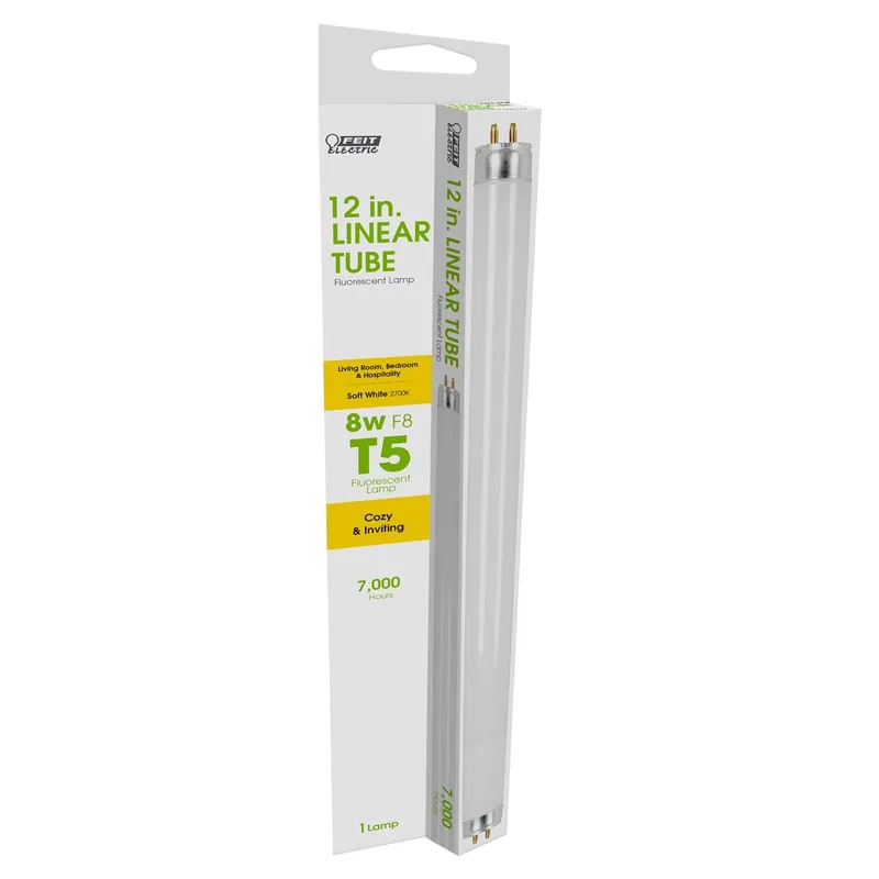 Legacy Bulbs 8 W T5 0.6 In. D X 12 In. L Fluorescent Bulb Bright White Linear 3000 K 1 Pk