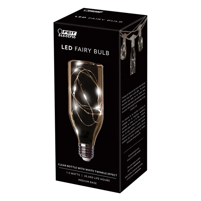 Bottle E26 (medium) Led Bulb Soft White 1.5 Watt Equivalence 1 Pk