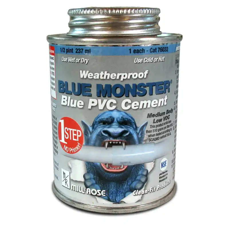Blue All Weather Cement For Pvc 8 Oz