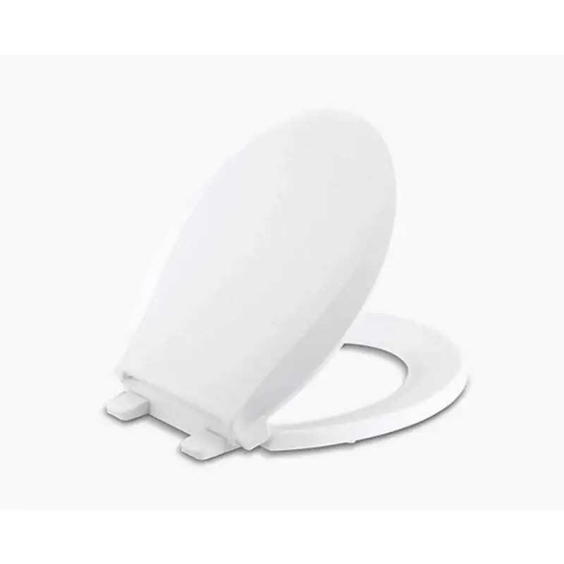 Cachet Quiet-close Round Toilet Seat, White, Model 4639-rl-0