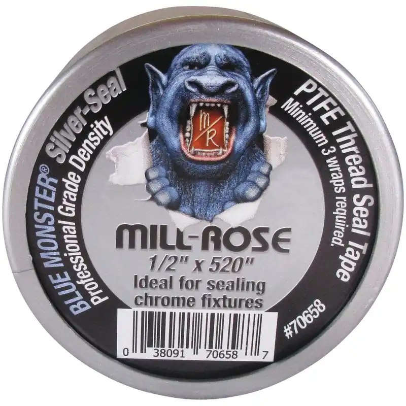 Blue Monster Silver 1/2 In. W X 520 In. L Thread Seal Tape