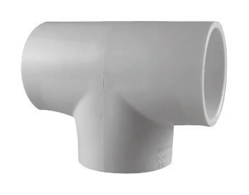 Schedule 40 4 In. Slip X 4 In. D Slip Pvc Tee 1 Pk