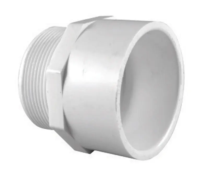Schedule 40 3 In. Mpt X 3 In. D Slip Pvc Adapter 1 Pk