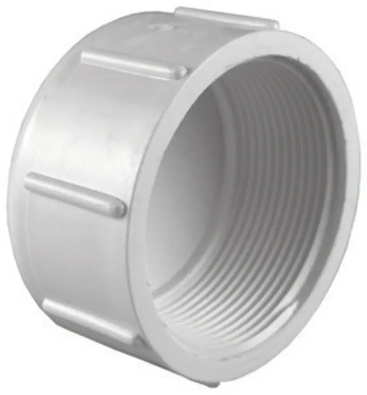 Schedule 40 4 In. Fpt Pvc Cap 1 Pk