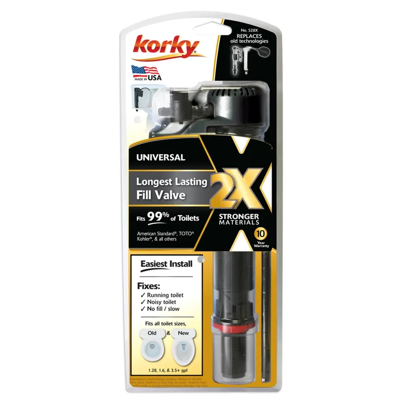 2x Long Life Toilet Fill Valve