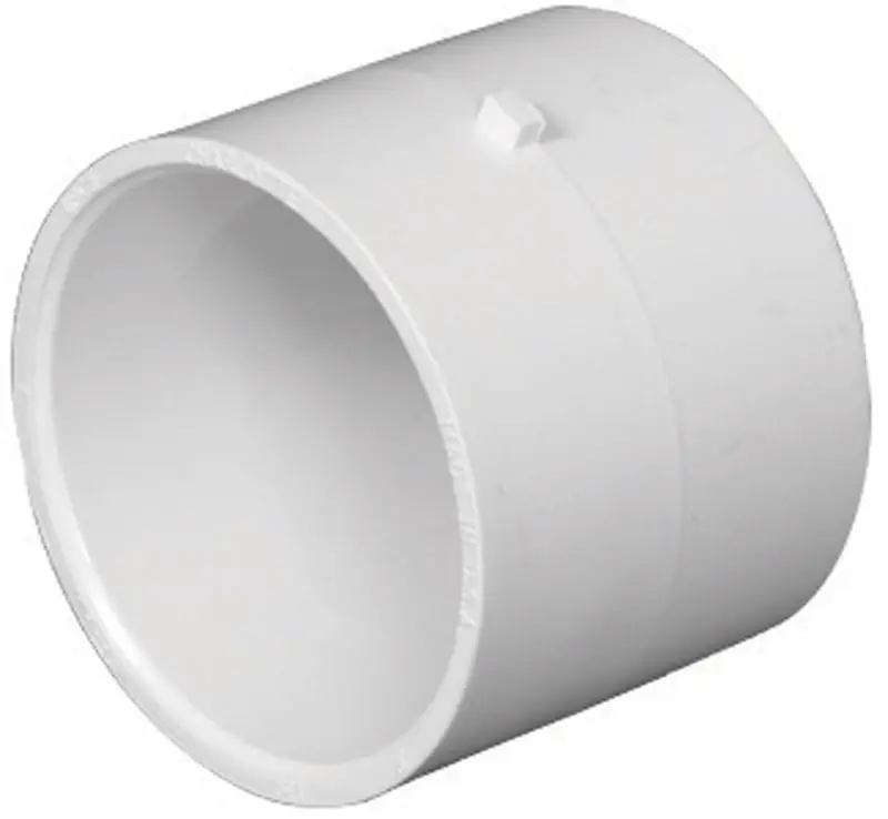 4 In. Hub X 4 In. D Hub Pvc Coupling 1 Pk
