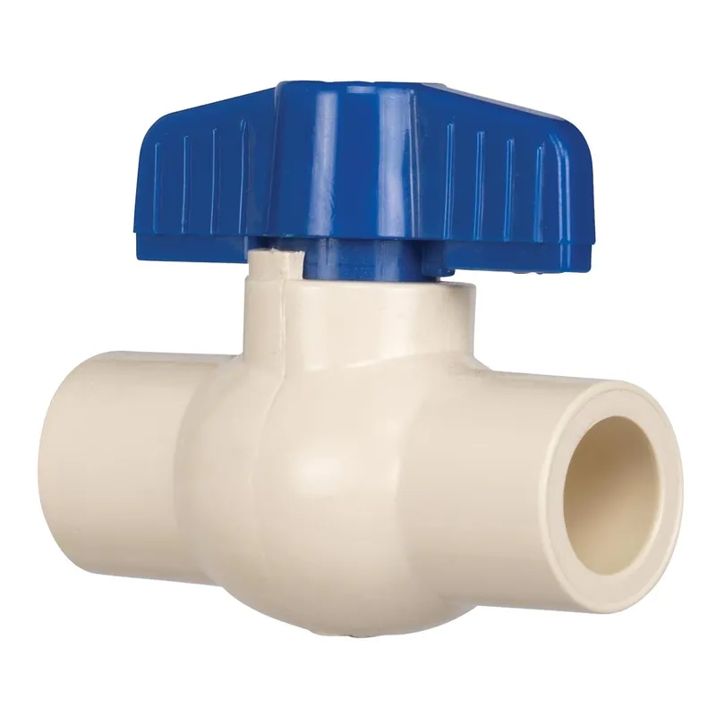 1 In. Cpvc Slip Ball Valve Full Port Quarter-turn Lever For Potable Water