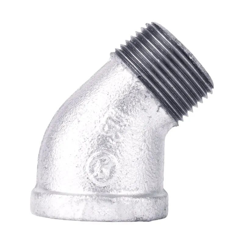 2 In. Galvanized Pipe 45 Degree Street Elbow