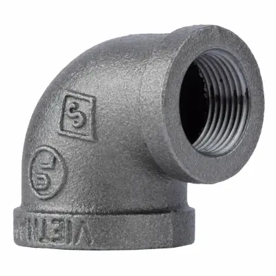 1 X 3/4 In. Black Pipe Reducing Elbow