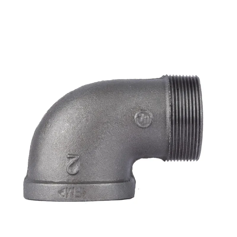 2 In. Black Pipe 90 Degree Street Elbow